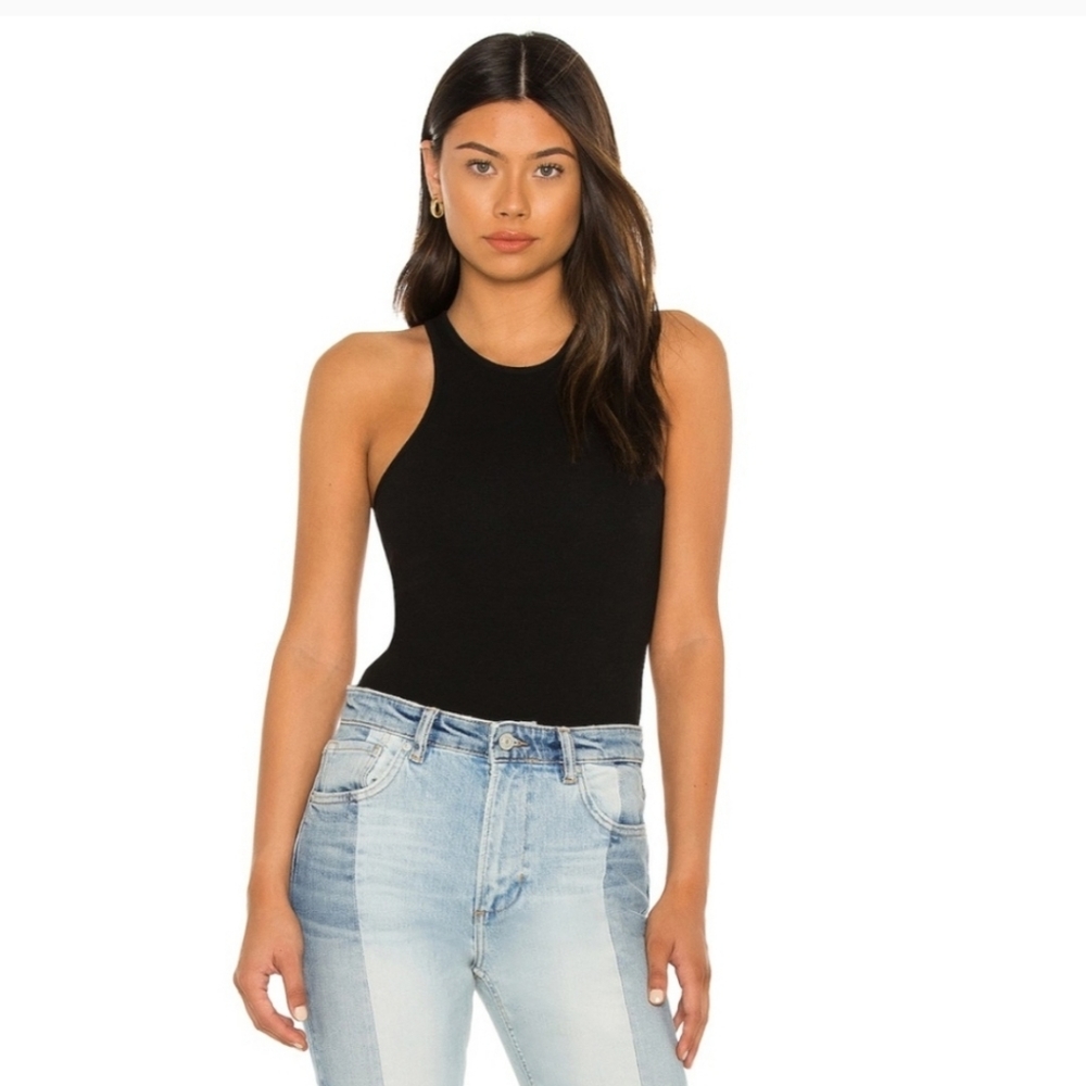 ALLSAINTS Jamie Bodysuit in Black Size 0